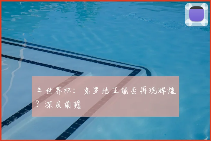 年世界杯：克罗地亚能否再现辉煌？深度前瞻